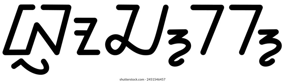  Ilustración Vector gráfico del nombre Brock, escritura sundanesa, fuente única. Ideal para imprimir en sus artículos personales 