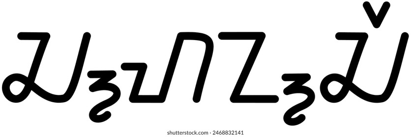Illustration vector graphic of the name Chance, ( Sundanese script ). Great for printing on your personal items 