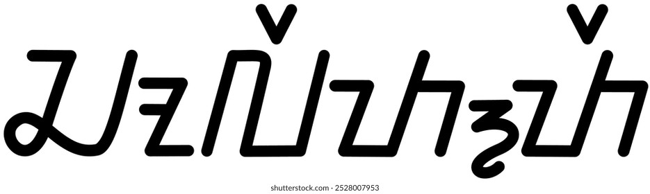 Illustration vector graphic of the name Colette, ( Sundanese script ). Great for printing on your personal items