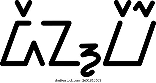 Illustration vector graphic of the name Denver, Sundanese script. Great for printing on your personal items