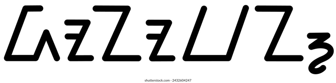  Illustrationsvektorgrafik des Namens Donovan, sundanesische Schrift, einzigartige Schriftart. Ideal für den Druck auf Ihre persönlichen Gegenstände 