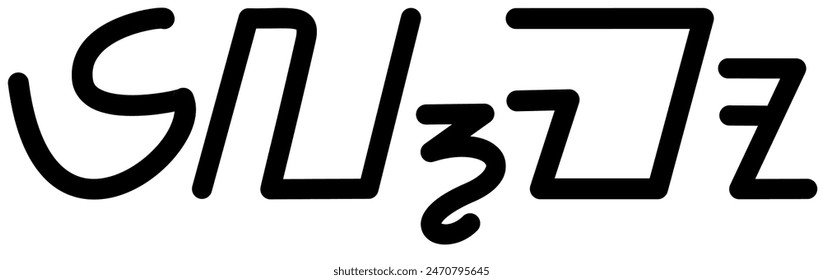 Illustration Vektorgrafik Grafik des Namens Elmo, ( Sundanesische Schrift ). Ideal für den Druck auf Ihre persönlichen Gegenstände 