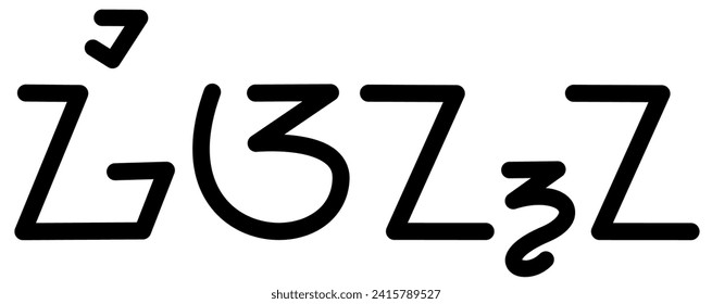 Illustration vector graphic of the name Gianna, sundanese script, unique font, good to be printed on your personal belongings