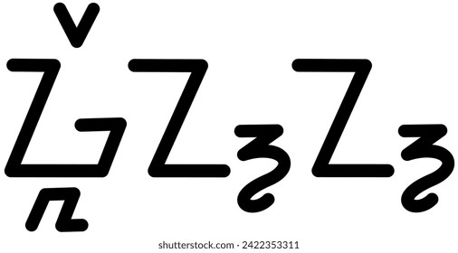 Illustration vector graphic of the name Glenn, sundanese script, unique font. Great for printing on your personal items