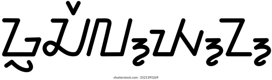 Ilustración Vector gráfico del nombre Gracelyn, ( Sundanese script ). Ideal para imprimir en sus artículos personales 