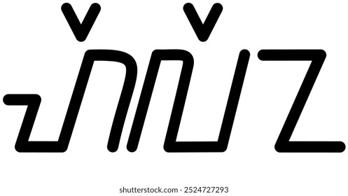 Illustration vector graphic of the name Helena, ( Sundanese script ). Great for printing on your personal items