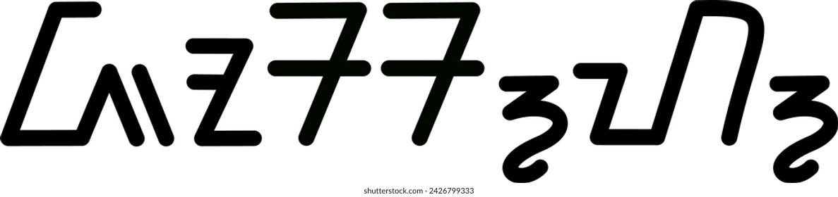 Illustration vector graphic of the name Josh, sundanese script, unique font. Great for printing on your personal items