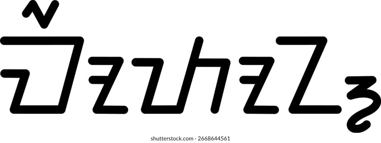 Gráfico de Vector de ilustración del nombre Morton, escritura sundanesa, fuente única. Ideal para imprimir en sus artículos personales