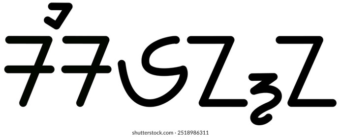 Illustration vector graphic of the name Sienna, ( Sundanese script ). Great for printing on your personal items 