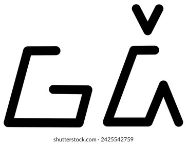Illustration vector graphic of the name Wade, sundanese script, unique font. Great for printing on your personal items