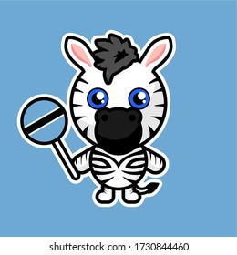 illustration vector graphic national animal of botswana