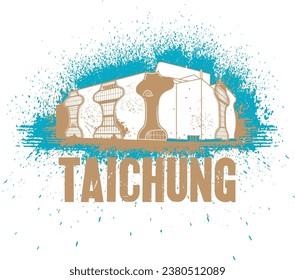 illustration vector graphic National Taichung Theater