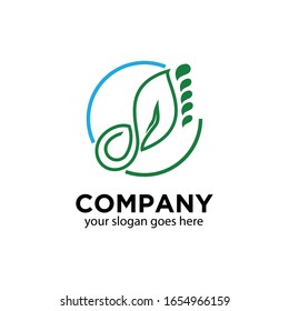 illustration vector graphic of natural footprint with a circular line isolated in white background perfect for an environmental consulting company or start-up