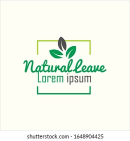 Illustration vector graphic of Natural product logo design vector template. Leaf icon