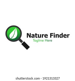 Illustration Vector Graphic of Nature Finder Logo. Perfect to use for Technology Company