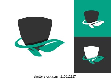 Illustration Vector Graphic of Nature Shield Logo. Perfect to use for Technology Company