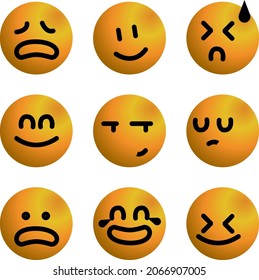 illustration vector Graphic of new Emoticon perfect for attribute your template