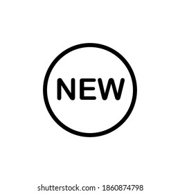 
Illustration Vector graphic of new label icon