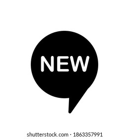 Illustration Vector graphic of new label icon