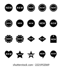 Illustration Vector graphic of new label icon