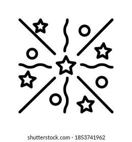Ilustración Gráfico vectorial del iccon de año nuevo