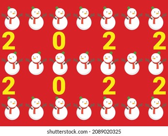 Illustration vector graphic of new year 2022