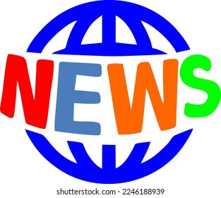 illustration vector graphic of news icon, for decoration, menu, lists, book, journal, element, small company icon, etc