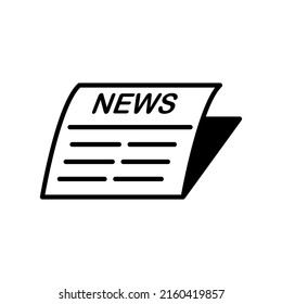Illustration Vector Graphic of Newspaper icon
