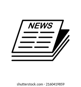 Illustration Vector Graphic of Newspaper icon