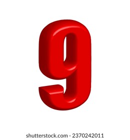 Illustration Vector Graphic of Number 9
 design