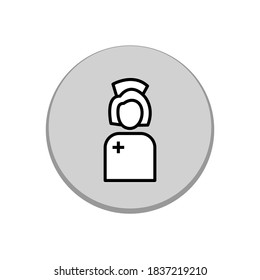 Illustration Vektorgrafik des Krankenpflegesymbol