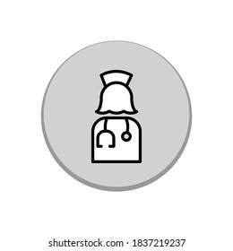 Illustration Vector graphic of  nurse icon