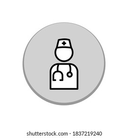 Illustration Vector graphic of  nurse icon