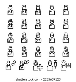 Illustration Vector Graphic of Nurse icon
