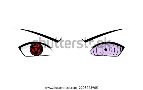 Illustration Vector Graphic Obito Eyes Stock Vector (Royalty Free ...