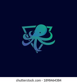 Illustration vector graphic of Octopus logo. Design inspiration. Fit to your Business, community, etc