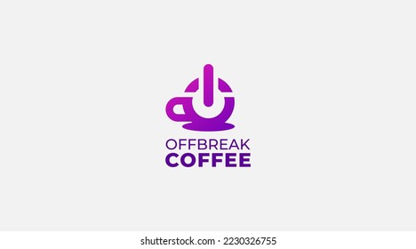 illustration vector graphic of off coffee logo design