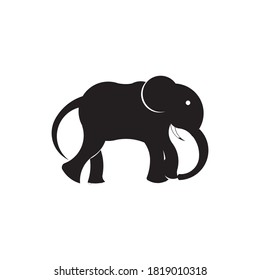 Gráfico vectorial de ilustración de elefante. Perfecto para logotipos de comida o bebida, etc.