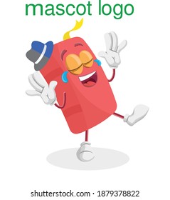 Illustration vector graphic off with happy poses. Perfect for book logo, cover book, book mascot etc.