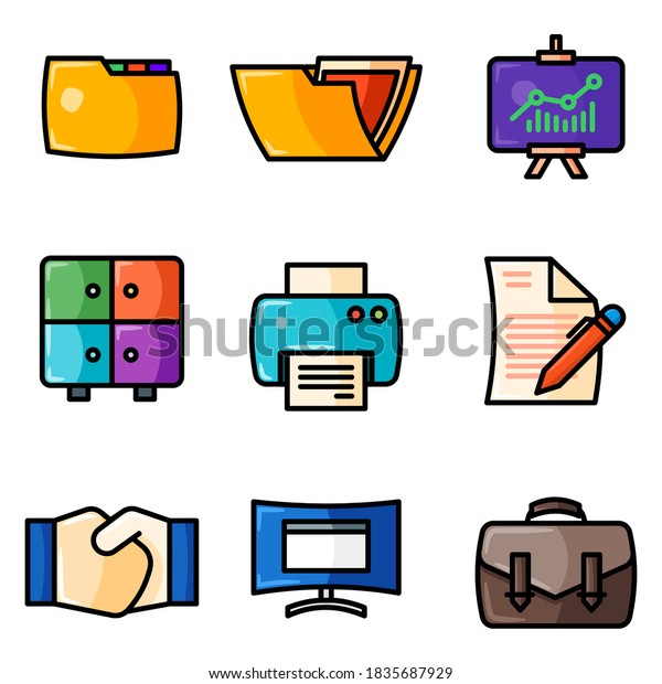 Illustration Vector Graphic Office Tool Good Stock Vector (royalty Free 