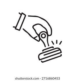 Illustration vector graphic of Official Approval Stamp