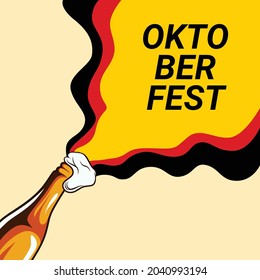 Illustration vector graphic of Oktoberfest festival