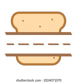 Illustration Vector Graphic of On Road Bread Logo. Perfect to use for Technology Company