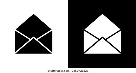 Illustration Vector Graphic of open letter icon. Incoming messages.