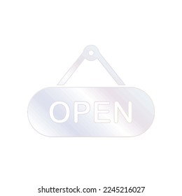 Illustration Vector graphic of Open sign  icon. Fit shop, market, business, store etc.