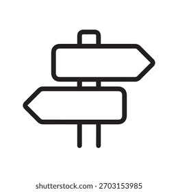 Ilustración Vector gráfico de direcciones opuestas