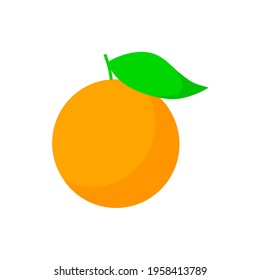 illustration vector graphic of orange fruit, oranges isolated on white background