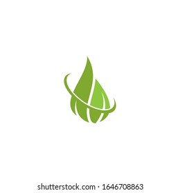 ilustración vectorial del logotipo de hoja ORGÁNICA.
bien para su empresa, negocio, etc