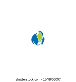 ilustración vectorial de la hoja ORGÁNICA saludable y logotipo médico.
bien para su empresa, negocio, etc