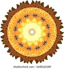 
illustration vector graphic of Ornament beautiful card with mandala. fit for logo, icon or symbol, etc